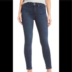 PAIGE denim Size 28 NEVER WORN. Transcend Hoxton High Waist Ankle Skinny Jean